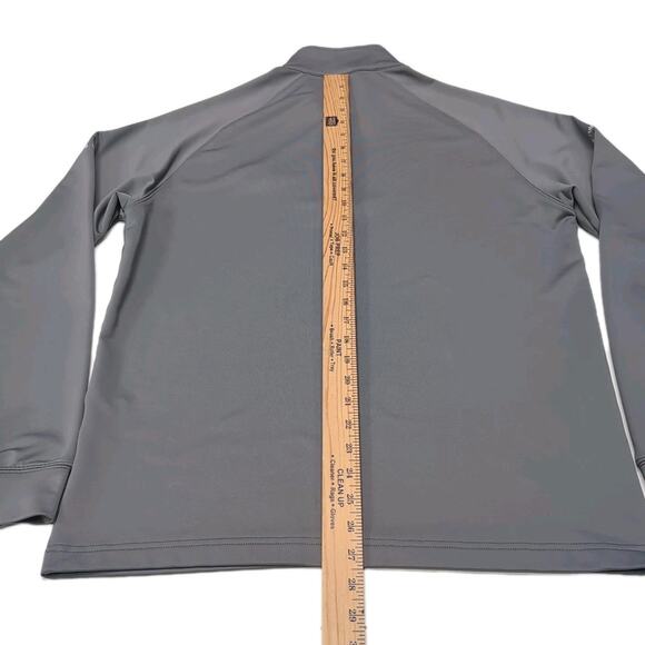 Dunning Golf 1/4 Zip Performance Pullover Mens M Gray Halloween Witch Broom READ - Picture 14 of 15